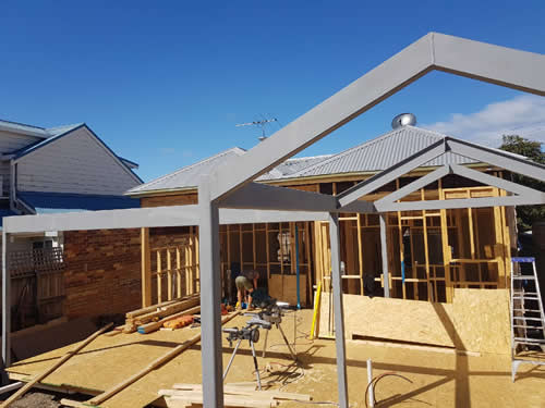 fabrication of steel frame steel frame